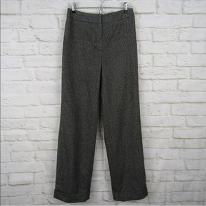 LOFT Wool Pants Black Trousers High Waist Pants 2